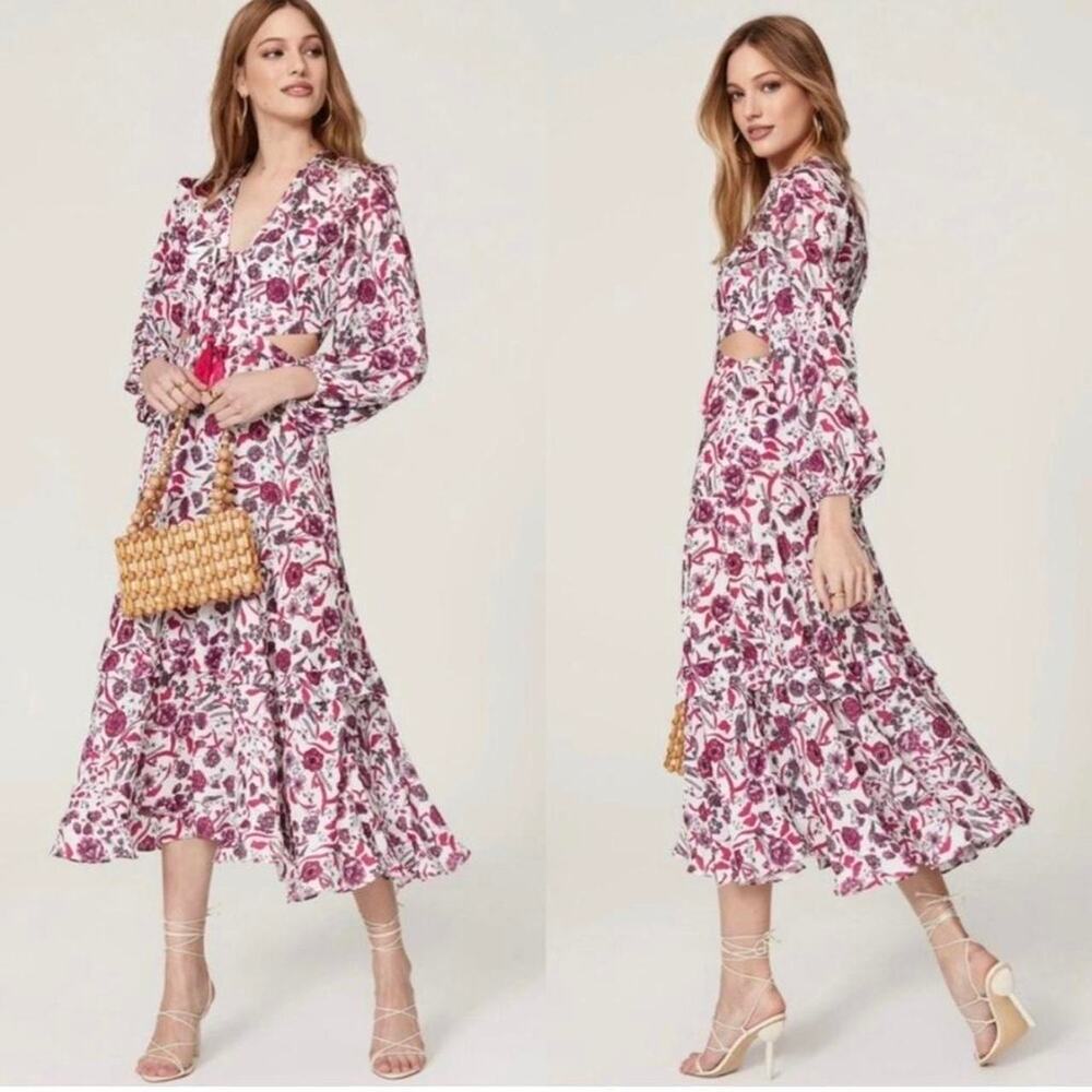 Alexis Nakkita midi floral dress